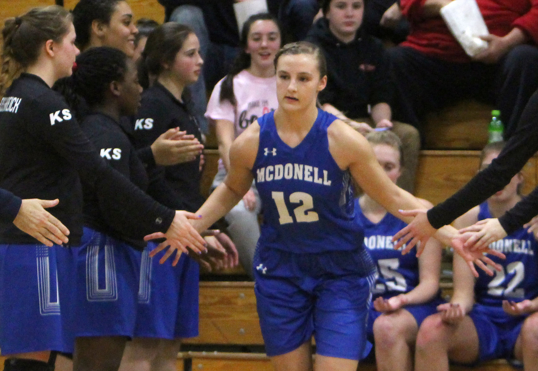 McDonell at Eau Claire Regis girls basketball 12-21-18